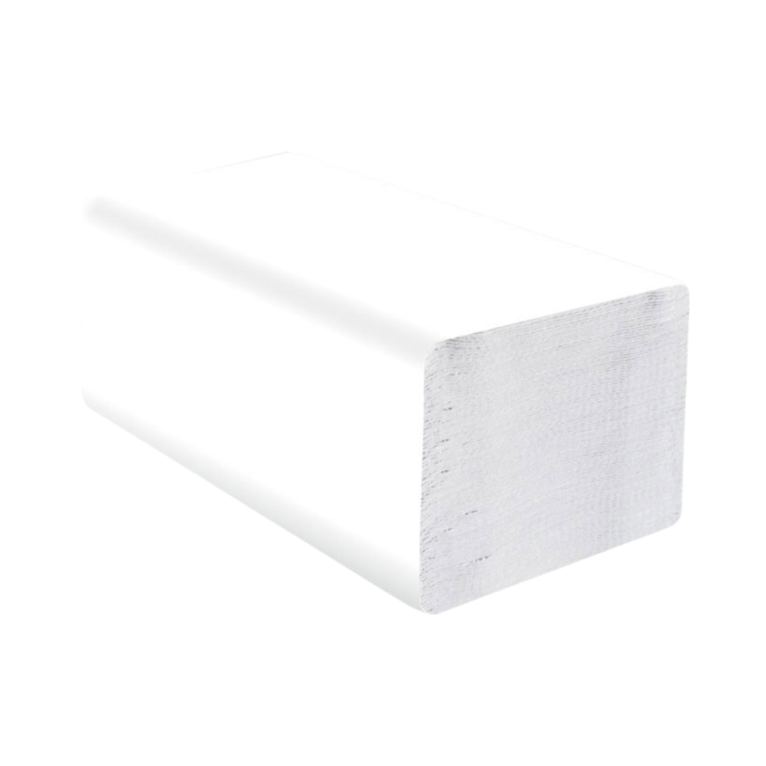 3838952016810 - Paloma Professional Soft Papier-Falthandtücher weiss 2-lagig V ZZ Singlefold-Falzung 243 x 11 cm 100 % Zellstoff 200 Stück